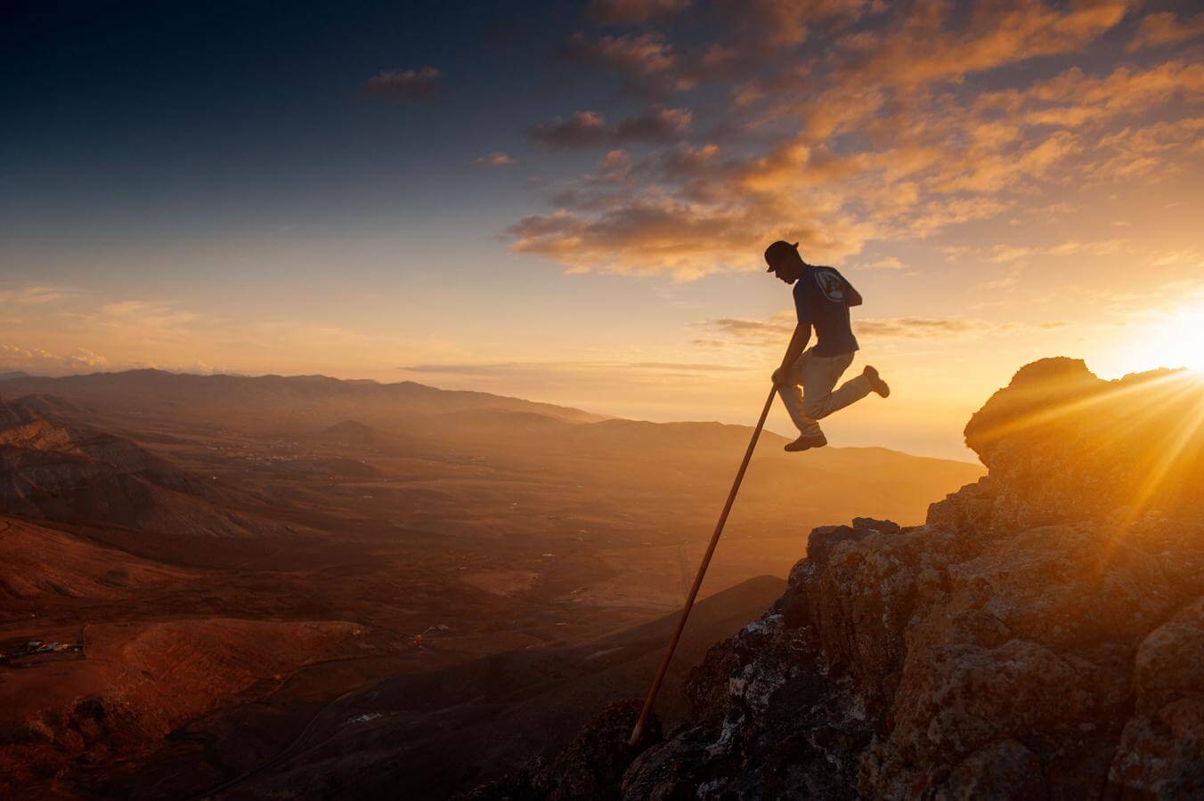 Shepherd’s leap (Salto del pastor).